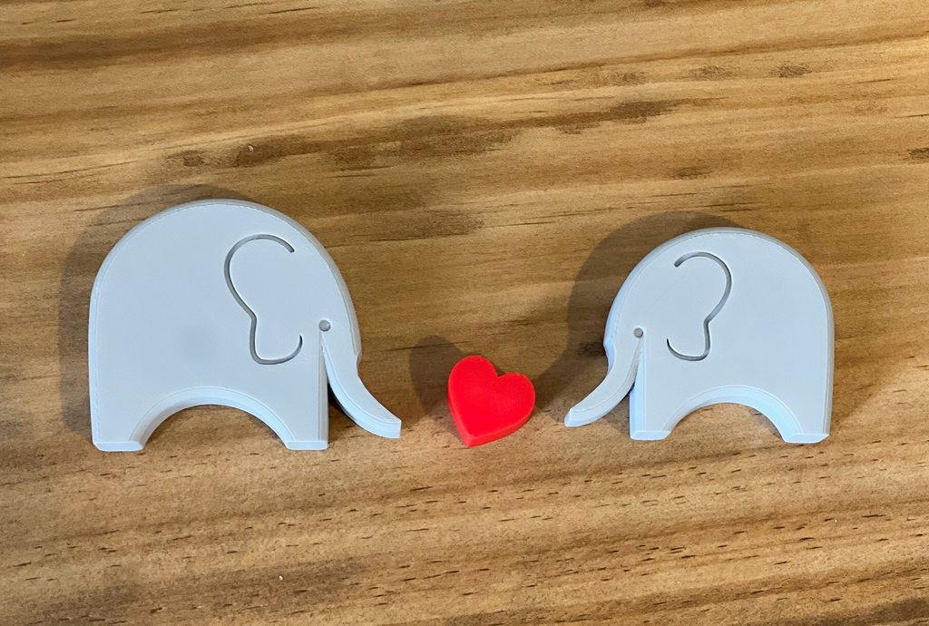 Elephant Puzzle Valentine