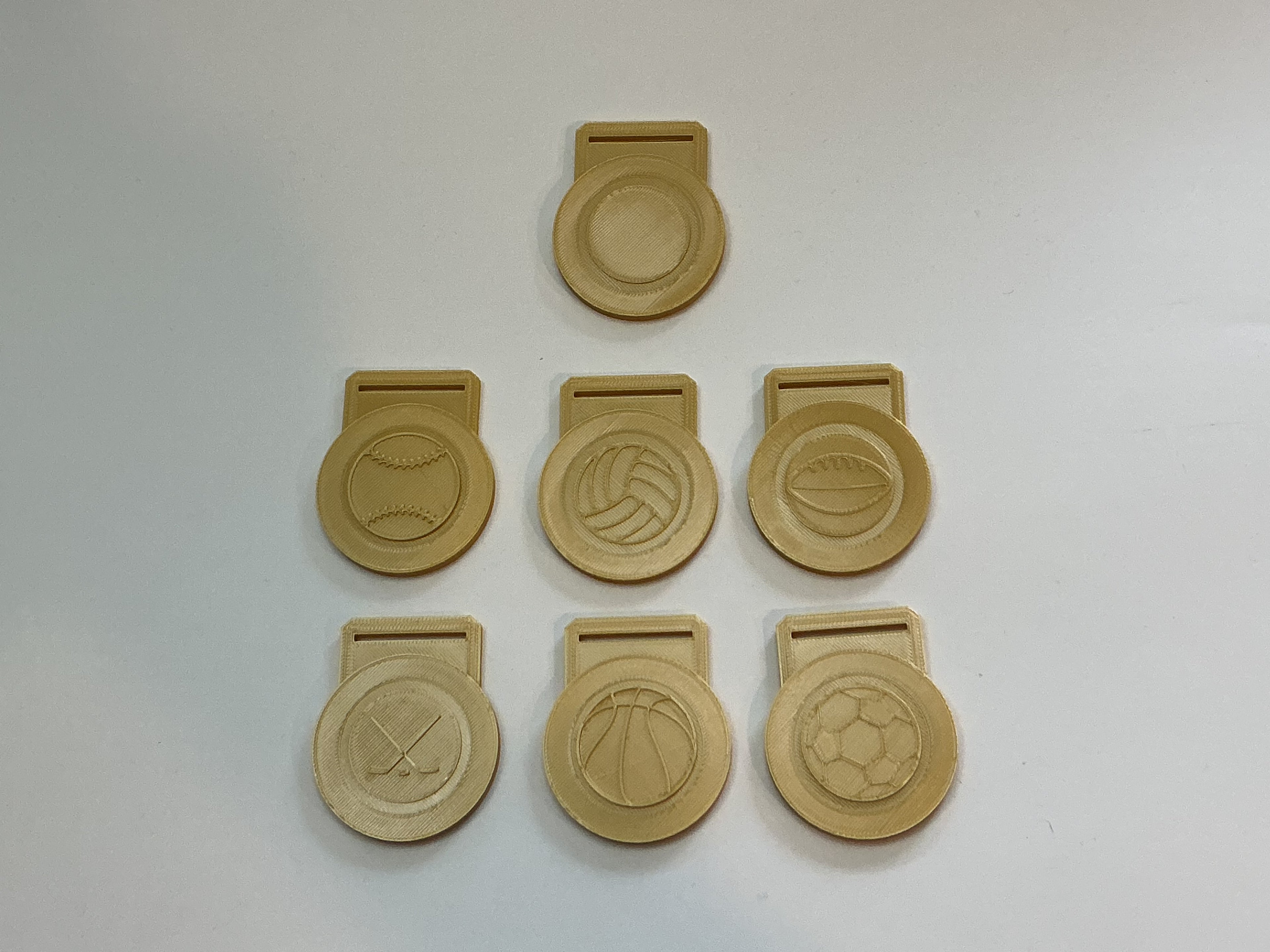 Public Domain Sports Medal Pack – 6 Sports