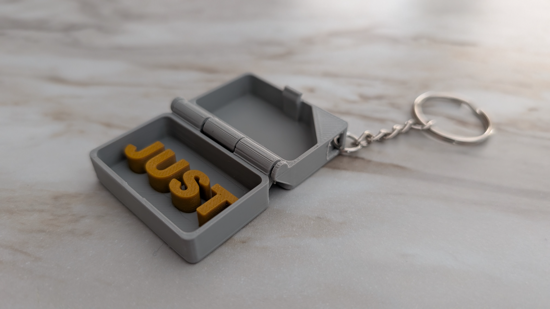 "Just in Case" Joke Keychain