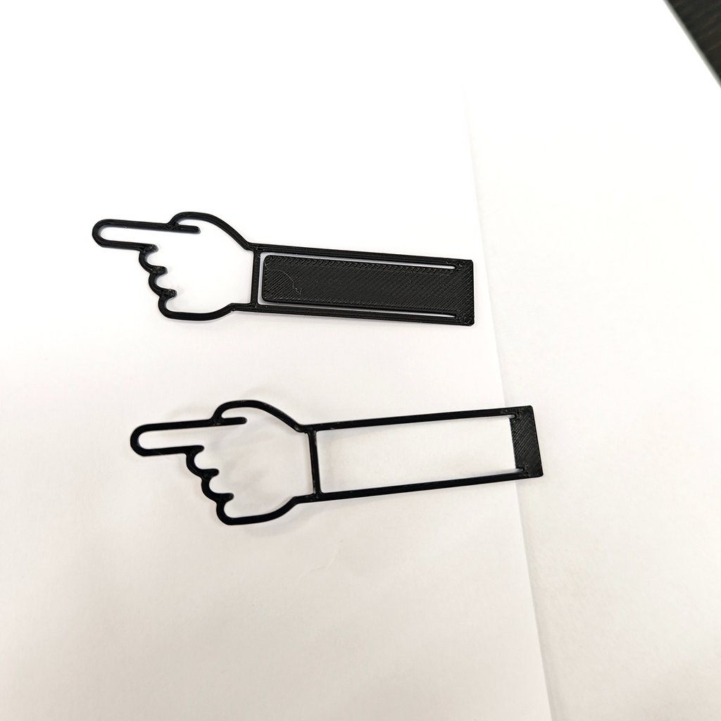 Hand Clip Bookmark - Marks Page & Line Precisely