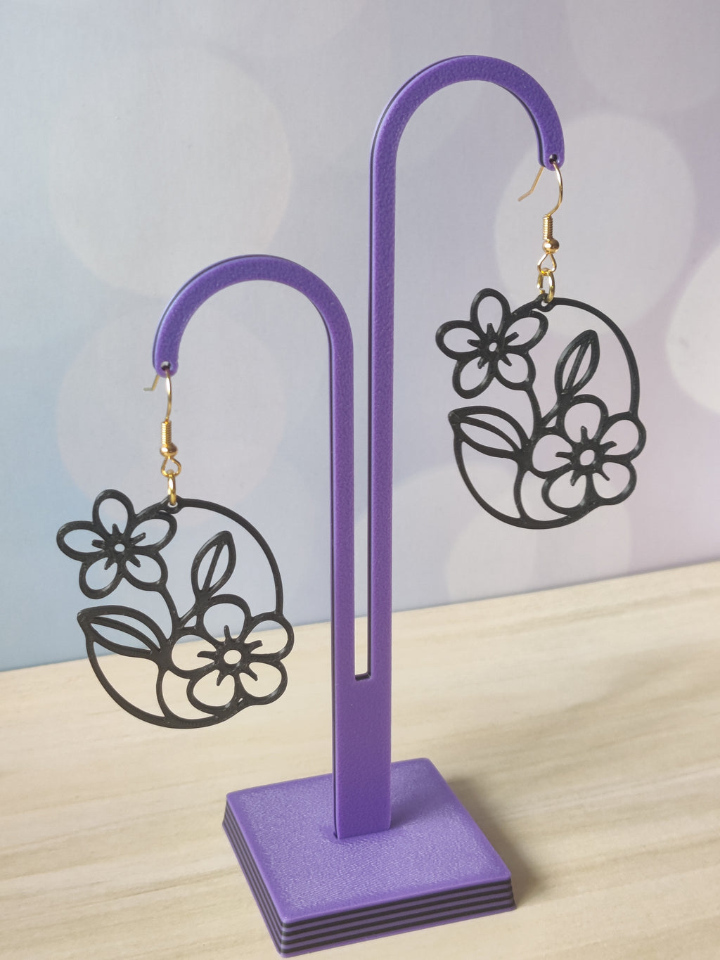 Pendientes florales