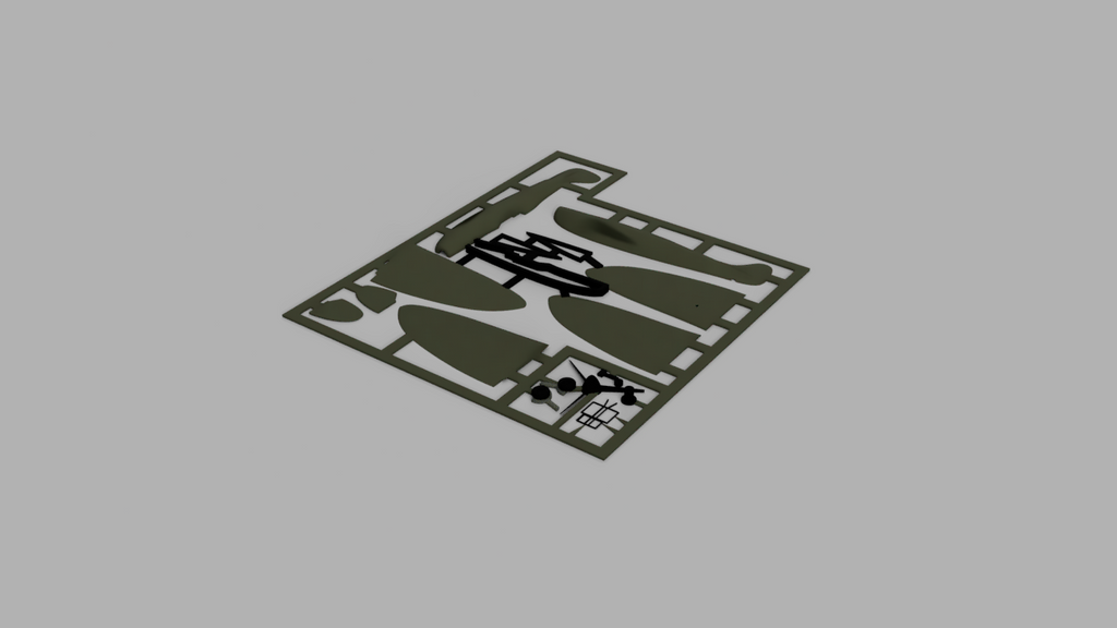 Spitfire Plane Kit Card
