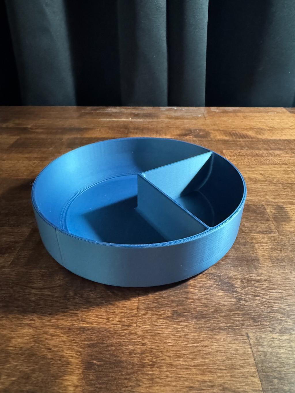Divided Circular Desk Tray