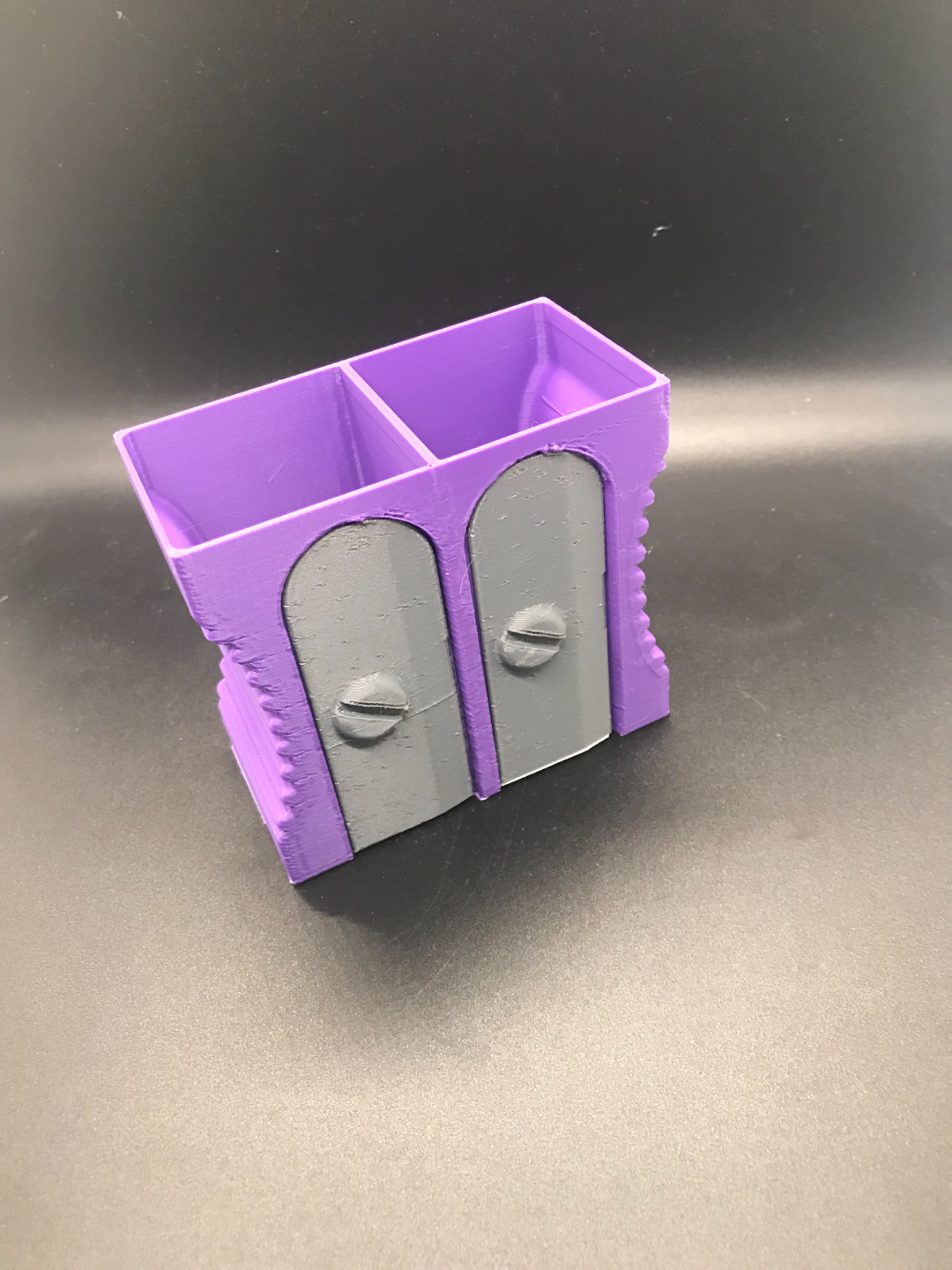 Pencil Sharpener Holder Double