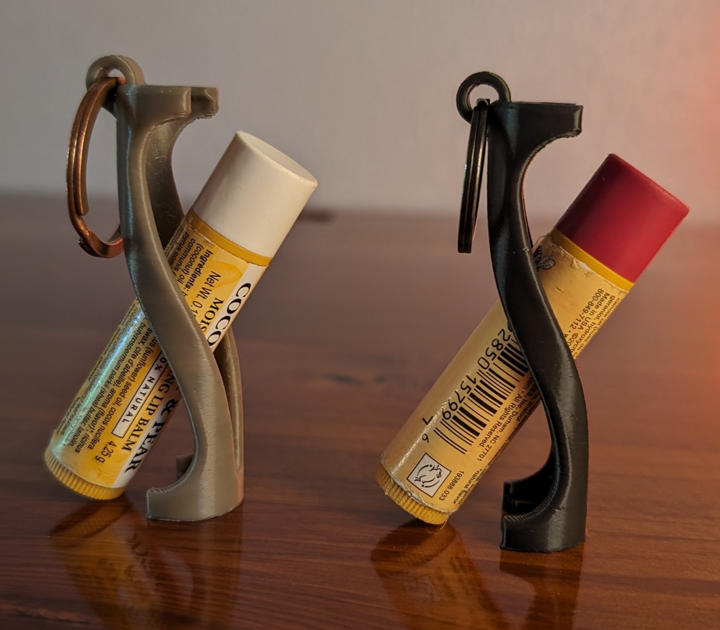 Chapstick Keychain Holder
