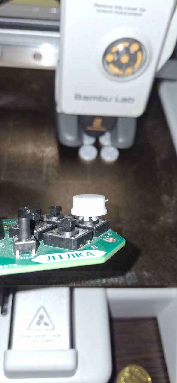 Lilka ABCD Button HAT for 12x12 DIP Switch