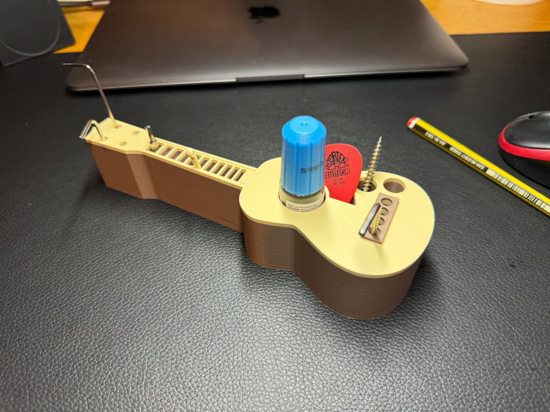 Mini Guitar Ukulele Organizer for Small Things