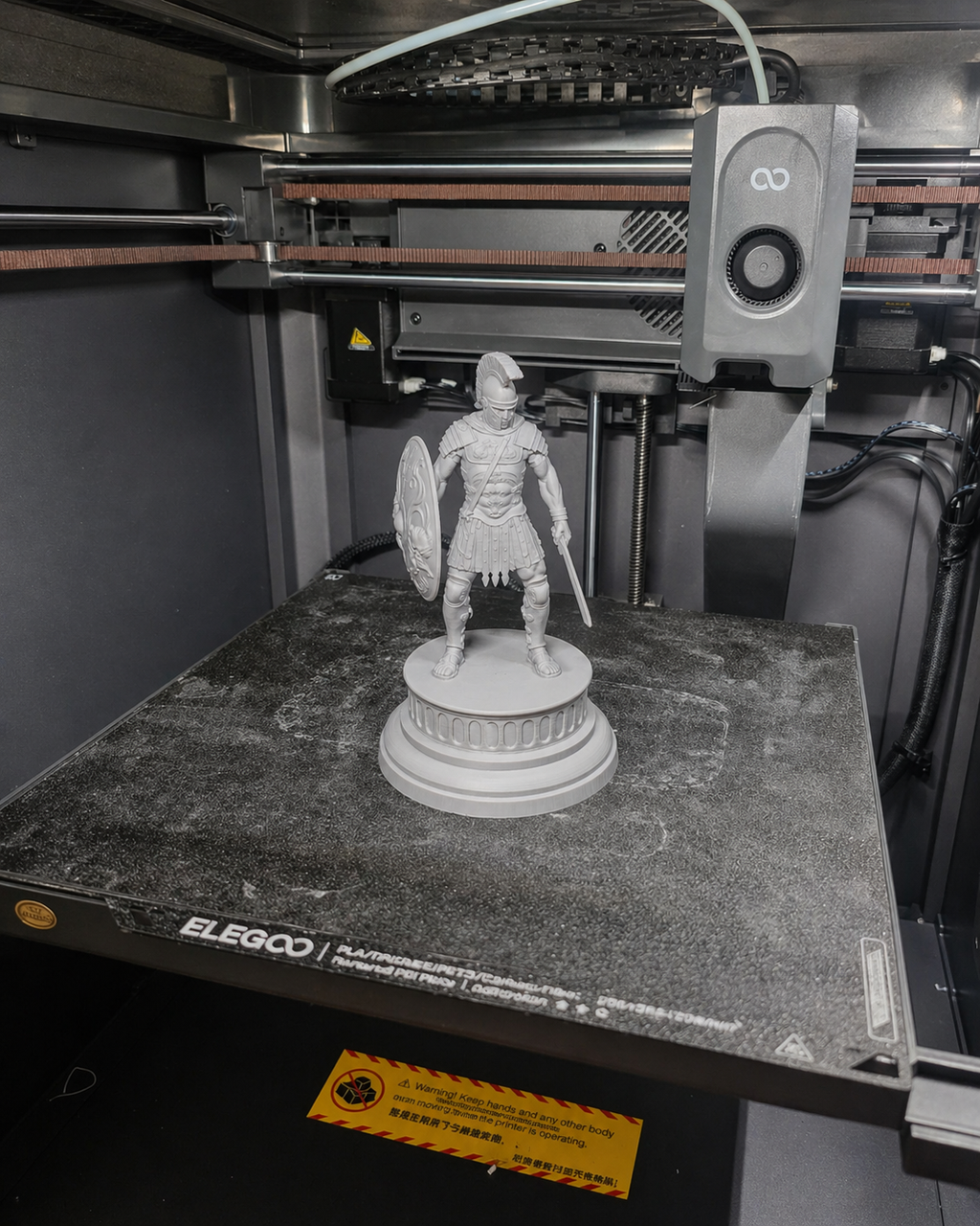 Roman Warrior Marble Statue – Gladiator
