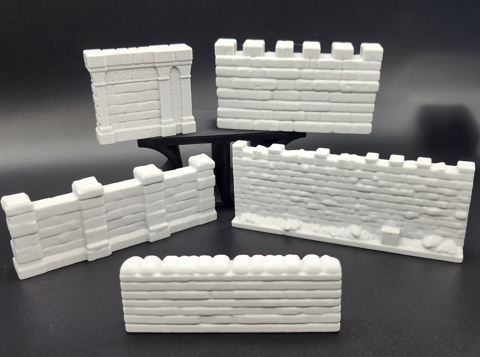 5 Stone Wall Miniatures