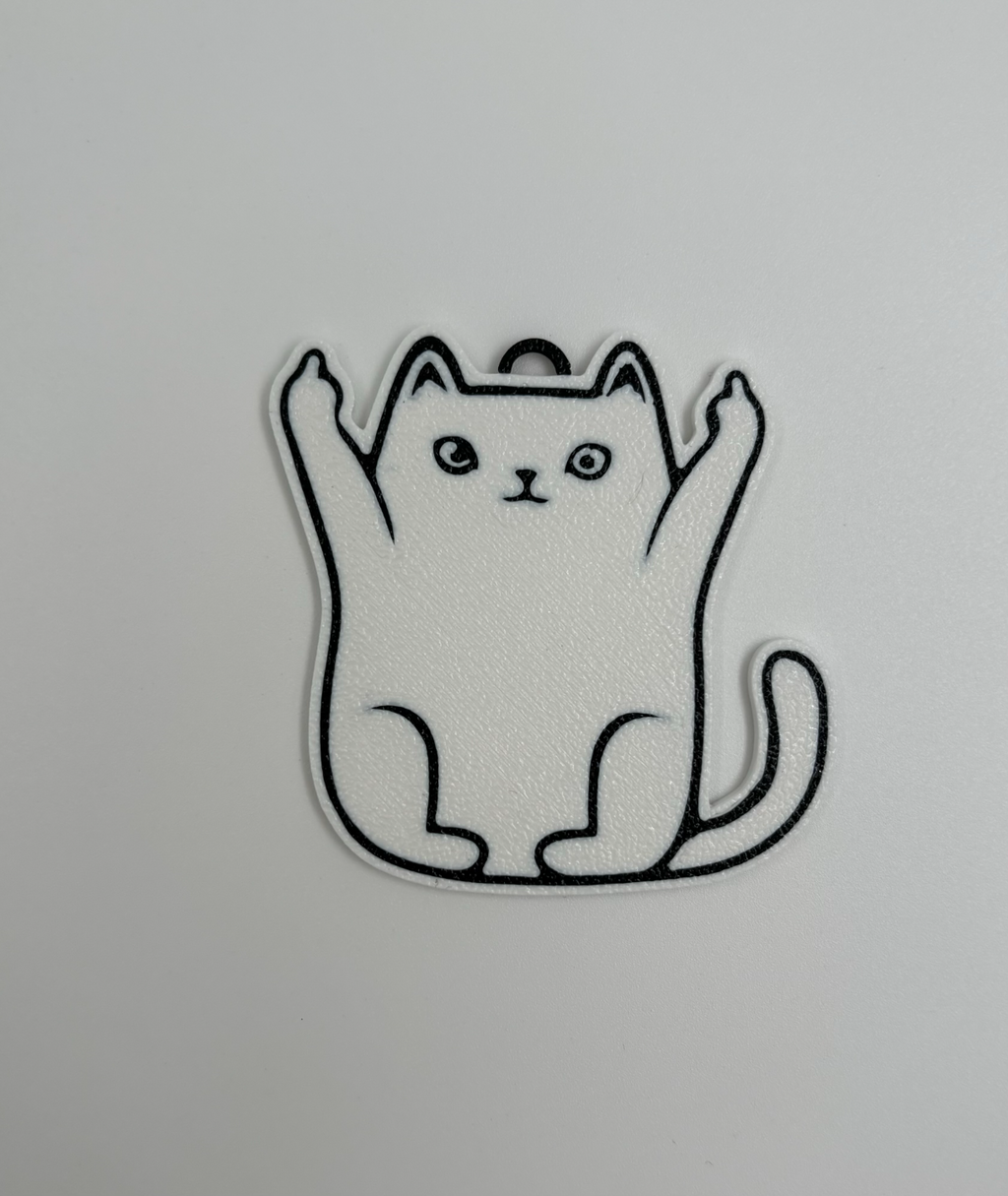 cat keychain