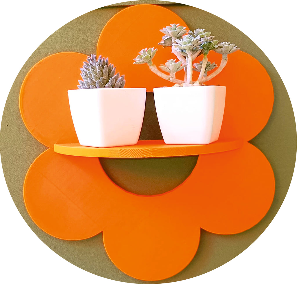 Regal, Wandregal Blume, Flower Power