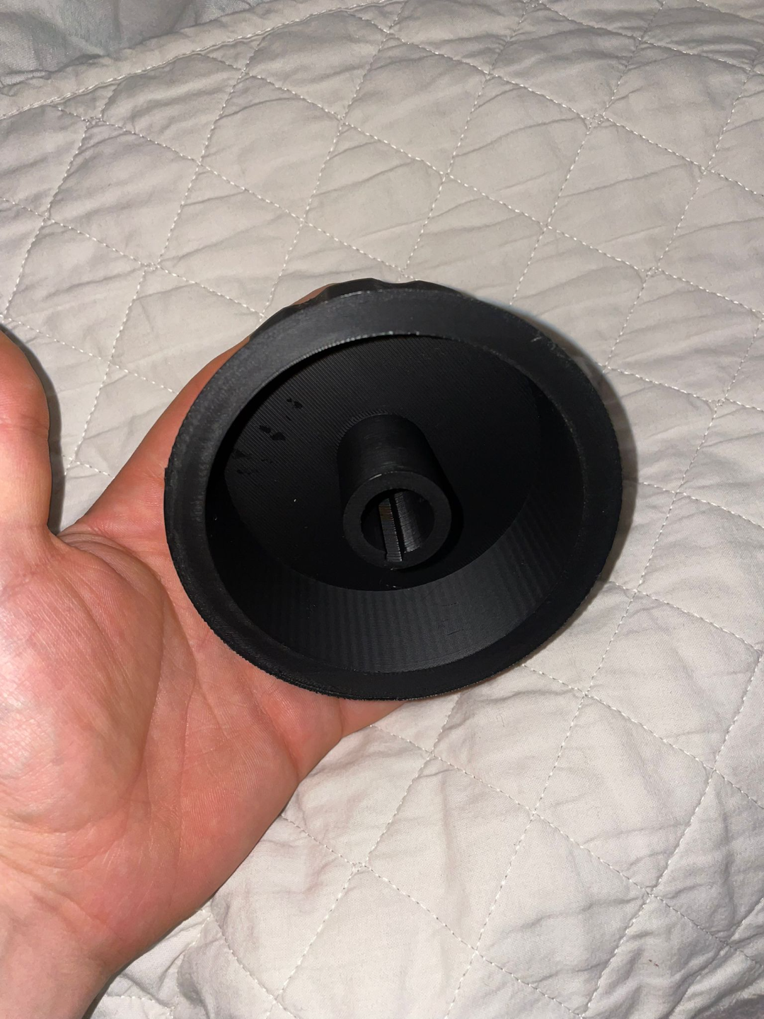Knob with key entry