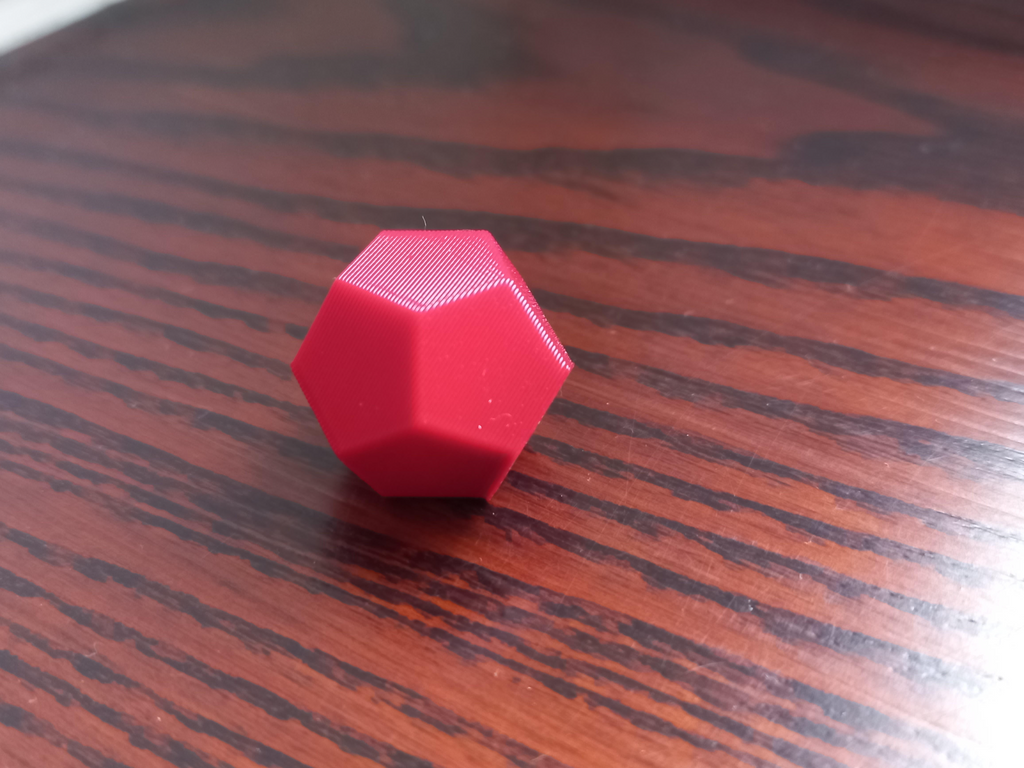 Dodecahedron D12 dices base