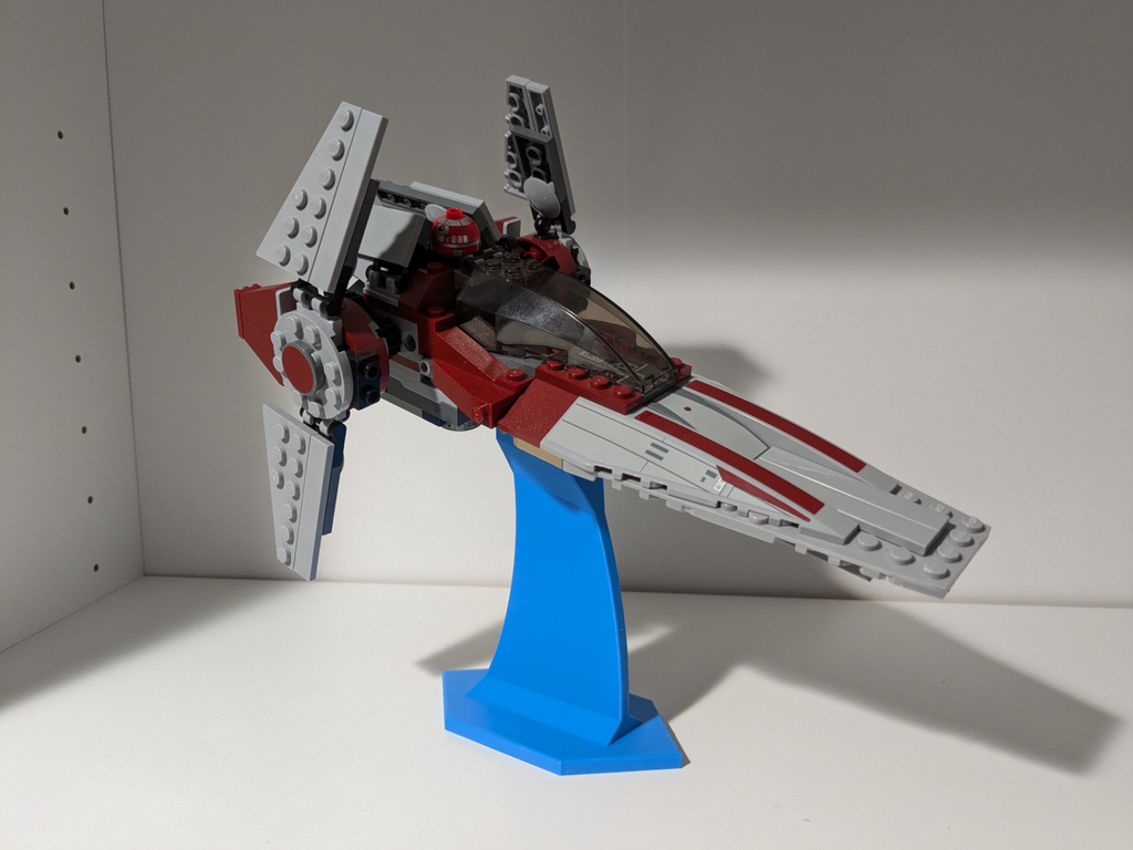 Angled Brick Ship Display Stand, Compound Angle