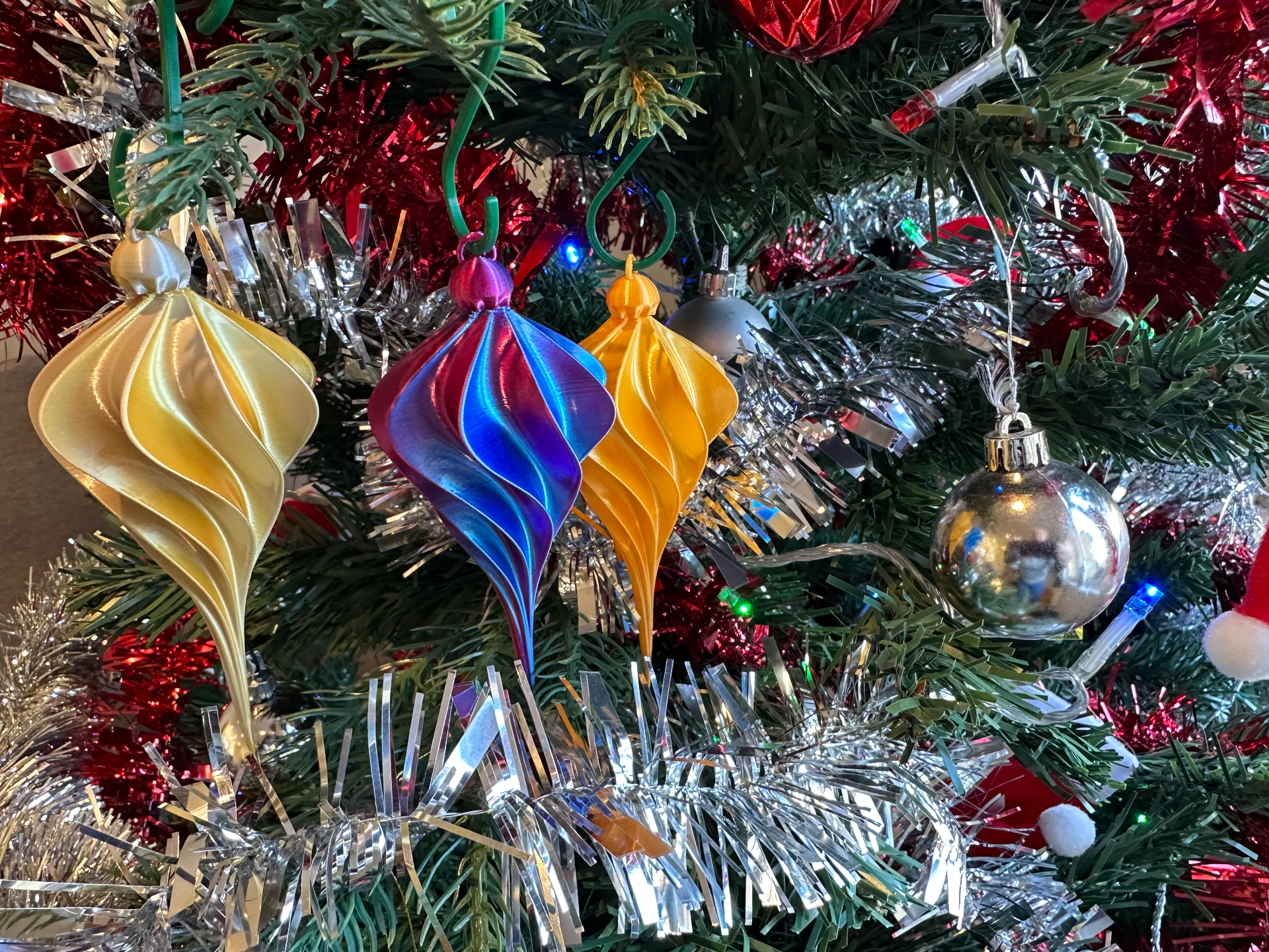 Christmas Tree Ornament 110 x 47mm (Nonagonal - 9 sided)