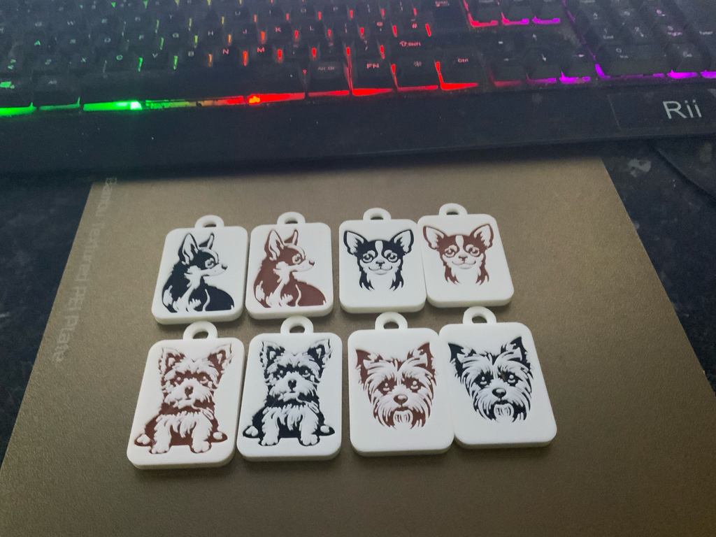 dogs set 1 keychains/charms(free commercial)