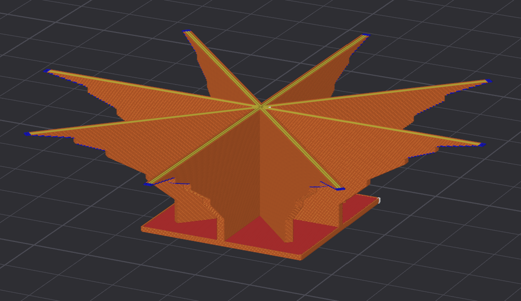 Overhang Test with 45° for Detailed prints