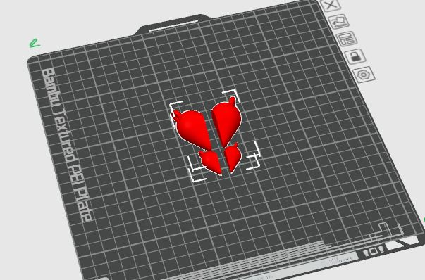 magnetic heart keychain and pendant