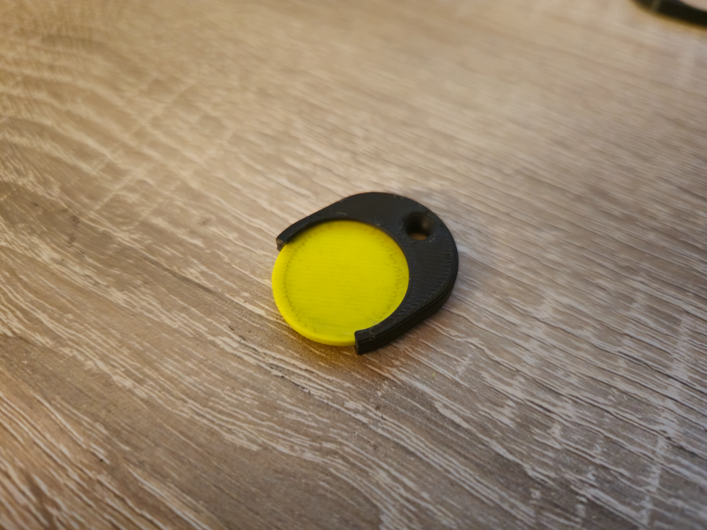 Shopping trolley token keyring