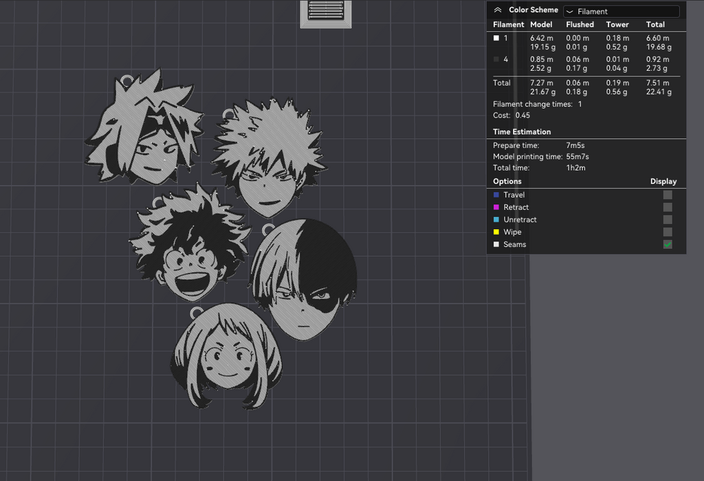 Boku no Hero Academia keychain