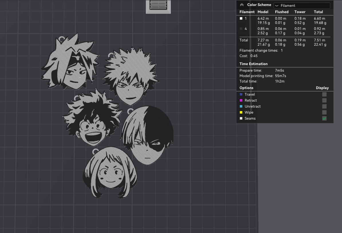 Boku no Hero Academia keychain
