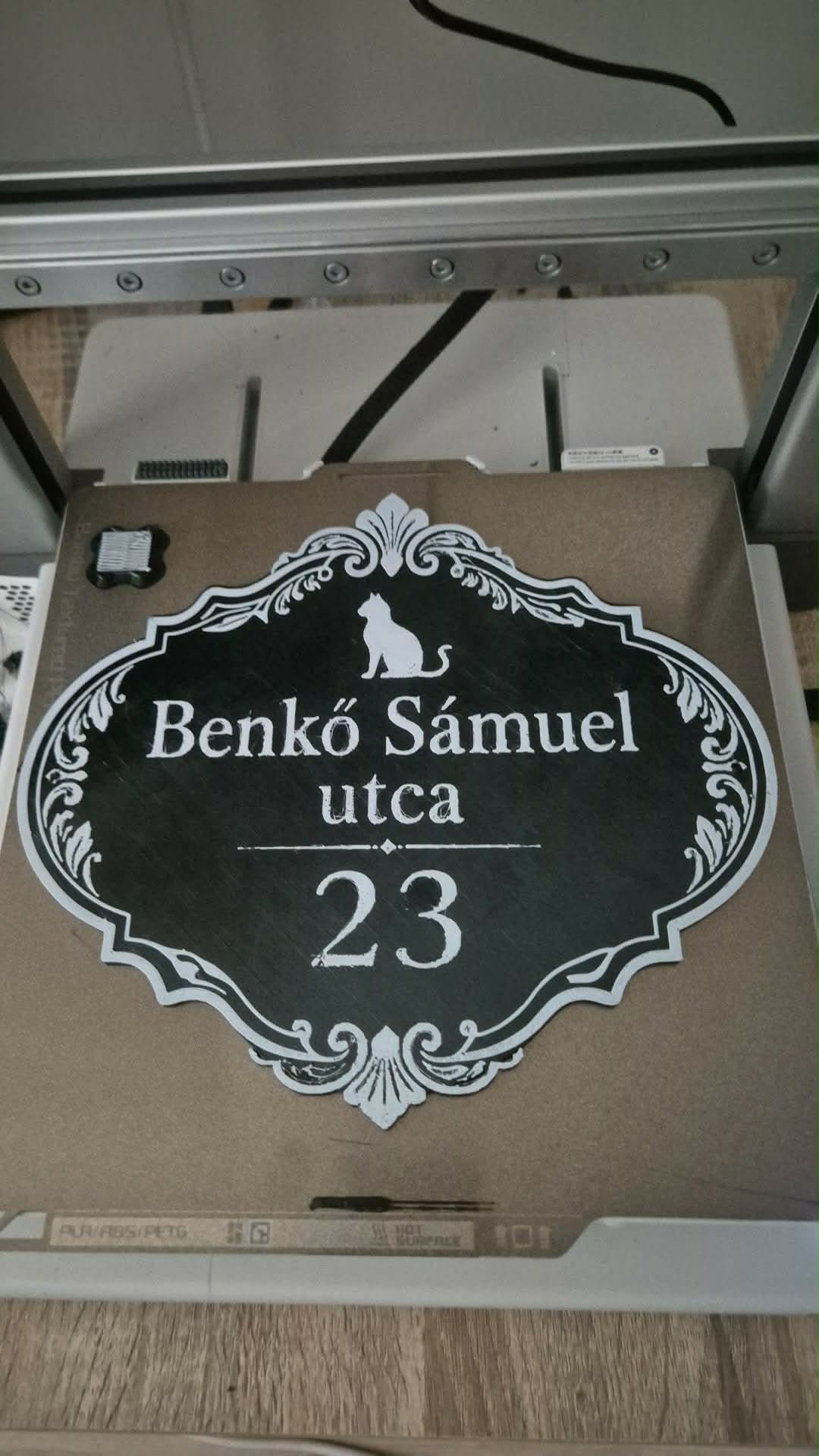 Customizable House Number Sign
