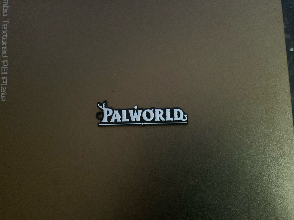 palworld logo keychain / necklace charm (free for commercial use)