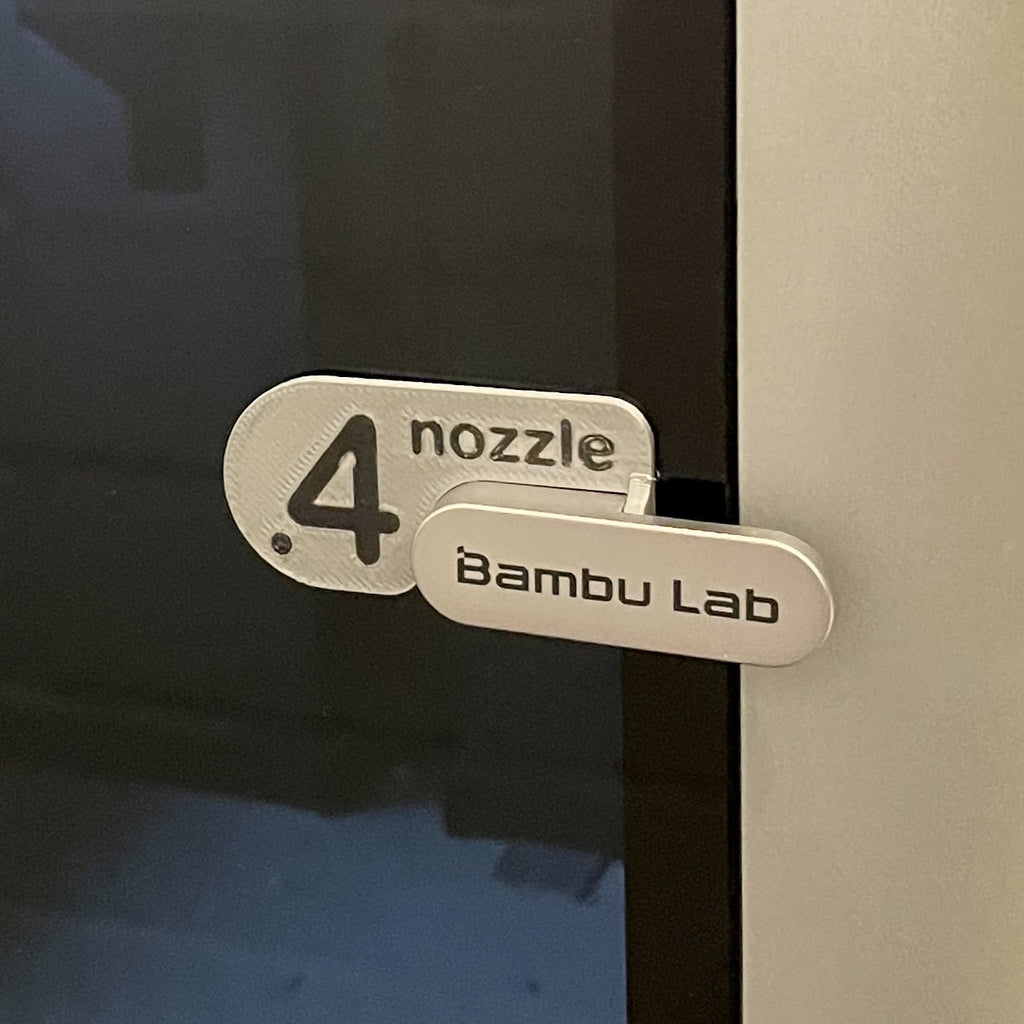 Bambu Lab Nozzle Label for X1C / P1S