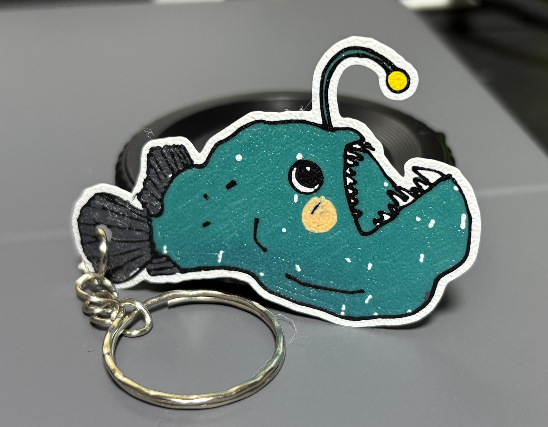 Angler fish Keychain