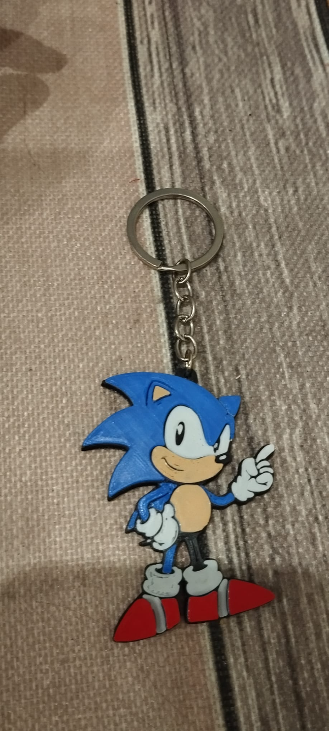 Llavero Sonic 5 colores