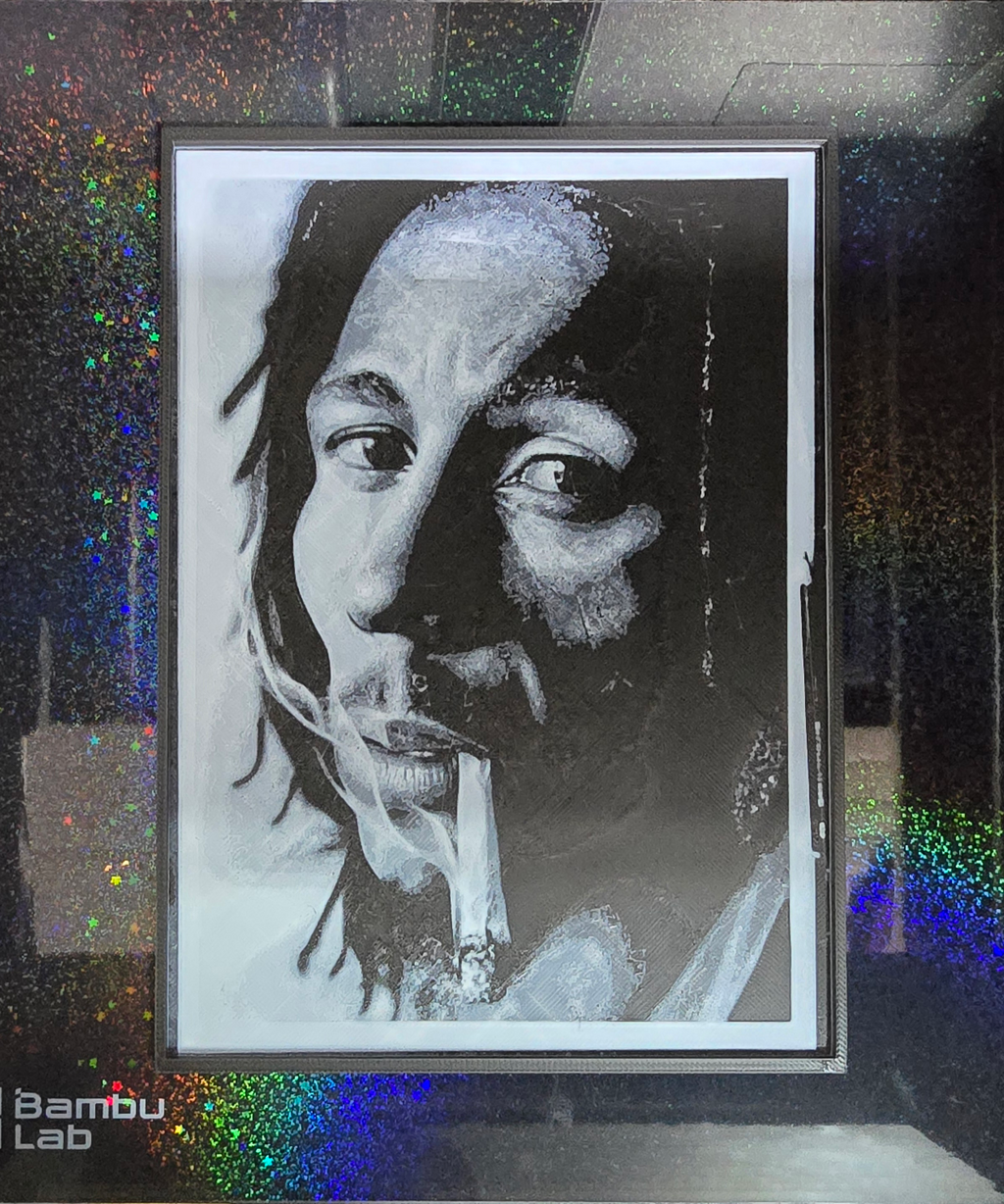 Bob Marley having a smoke