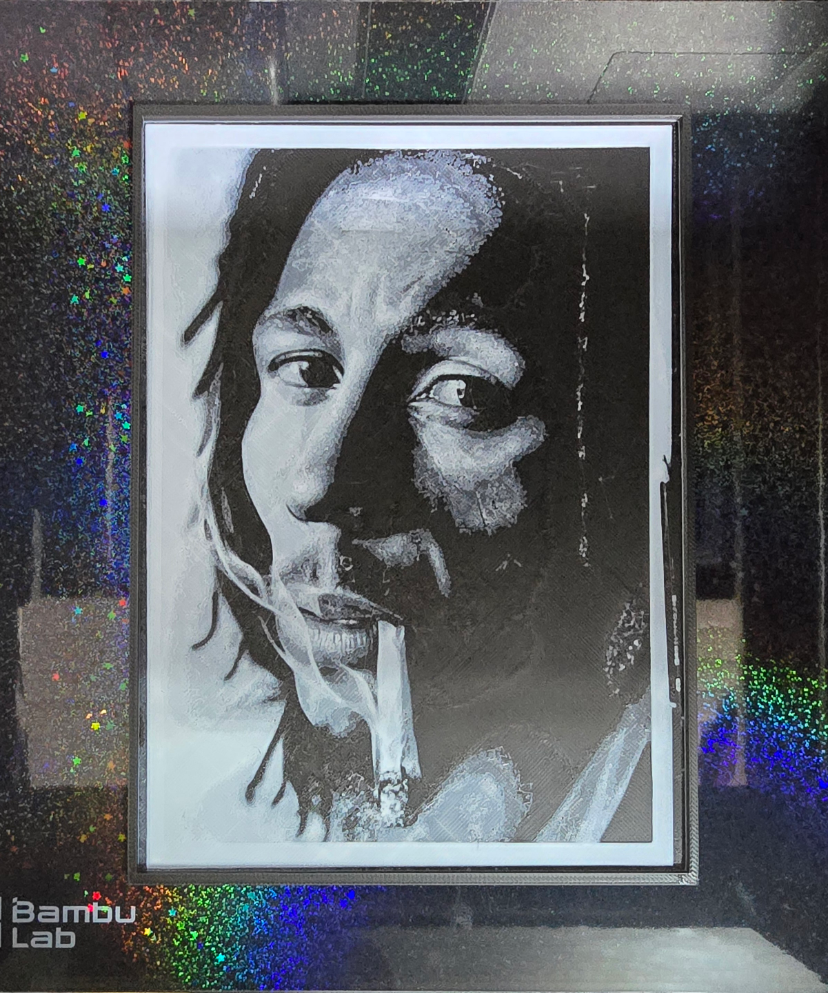 Bob Marley having a smoke
