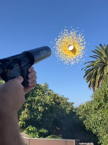 Can Cannon airsoft bb launcher.