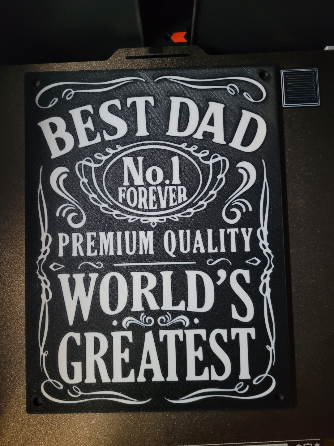 Father's Day Jack Daniel's Style Wall Plaque/Sign