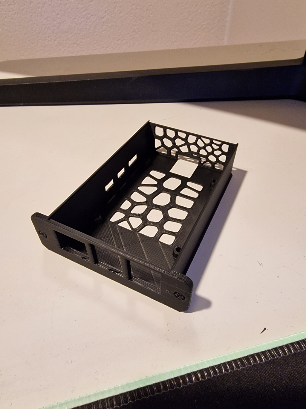 Pi 4 & 5 Mini Rack Sled with microSD Cutout