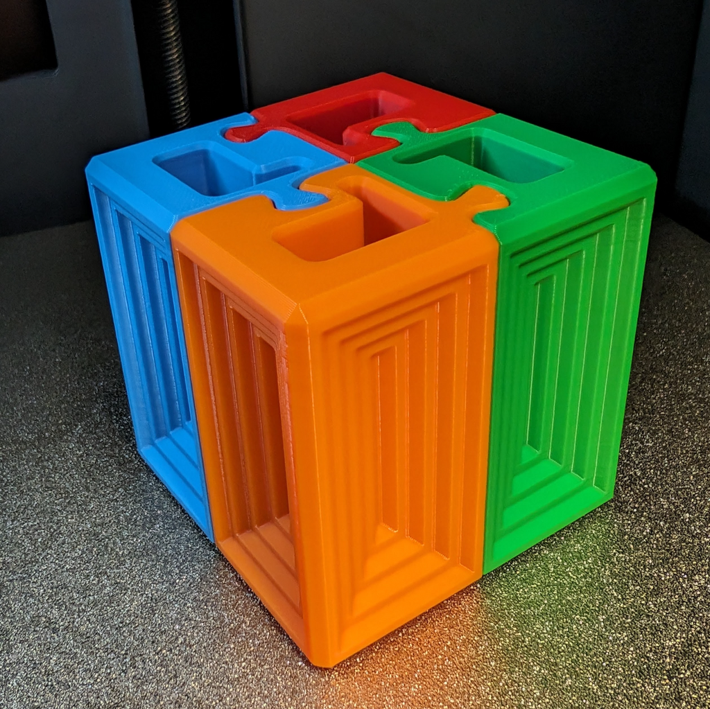 Reverse Loft Puzzle (Wooden Bandsaw Inspired)