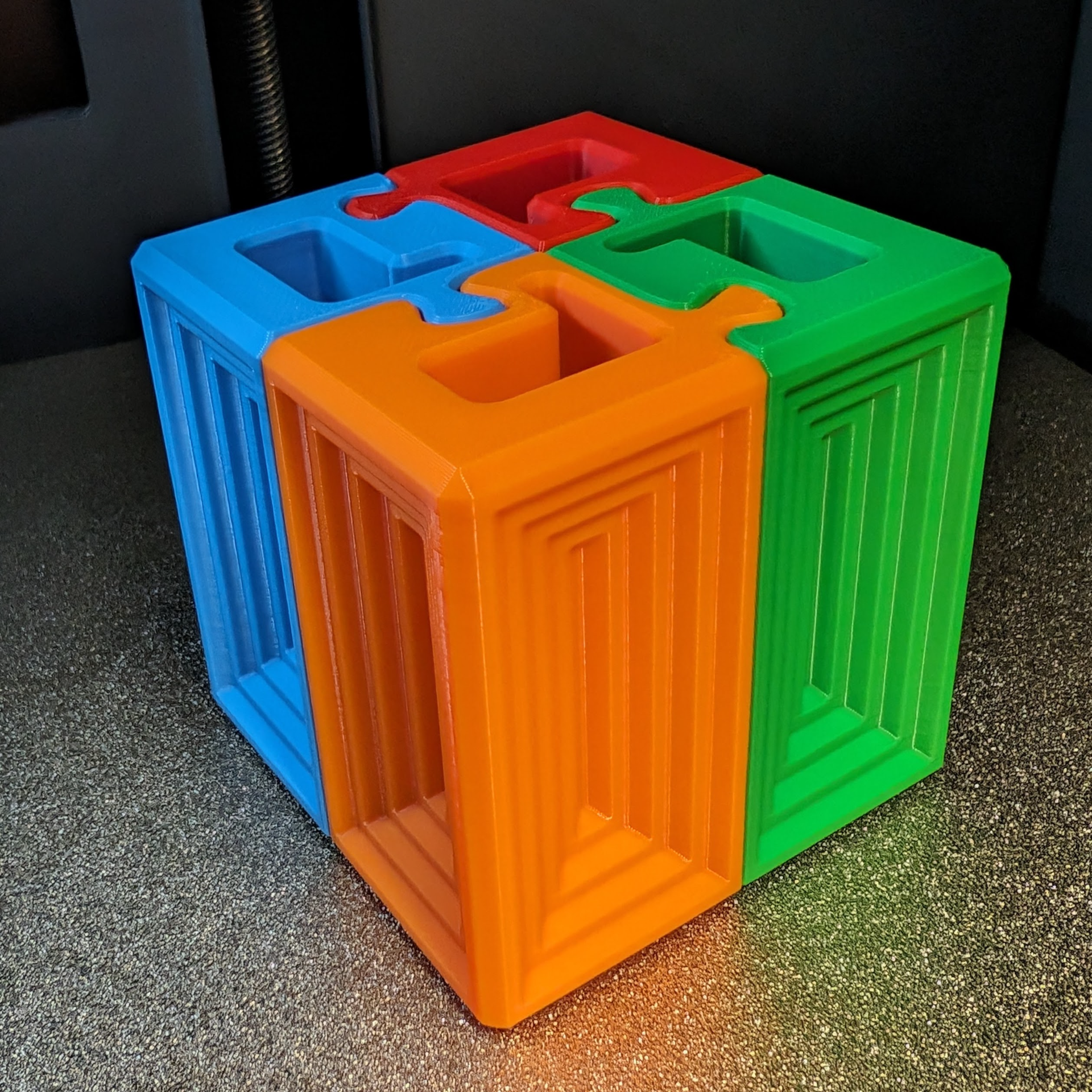 Reverse Loft Puzzle (Wooden Bandsaw Inspired)