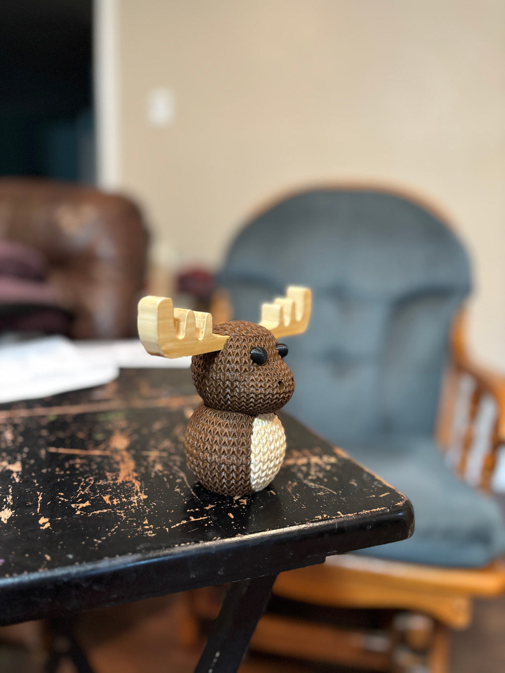 Buildable Knitted Moose