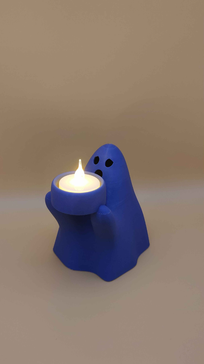 Ghost Tealight Candle Holder – Spooky & Stylish!