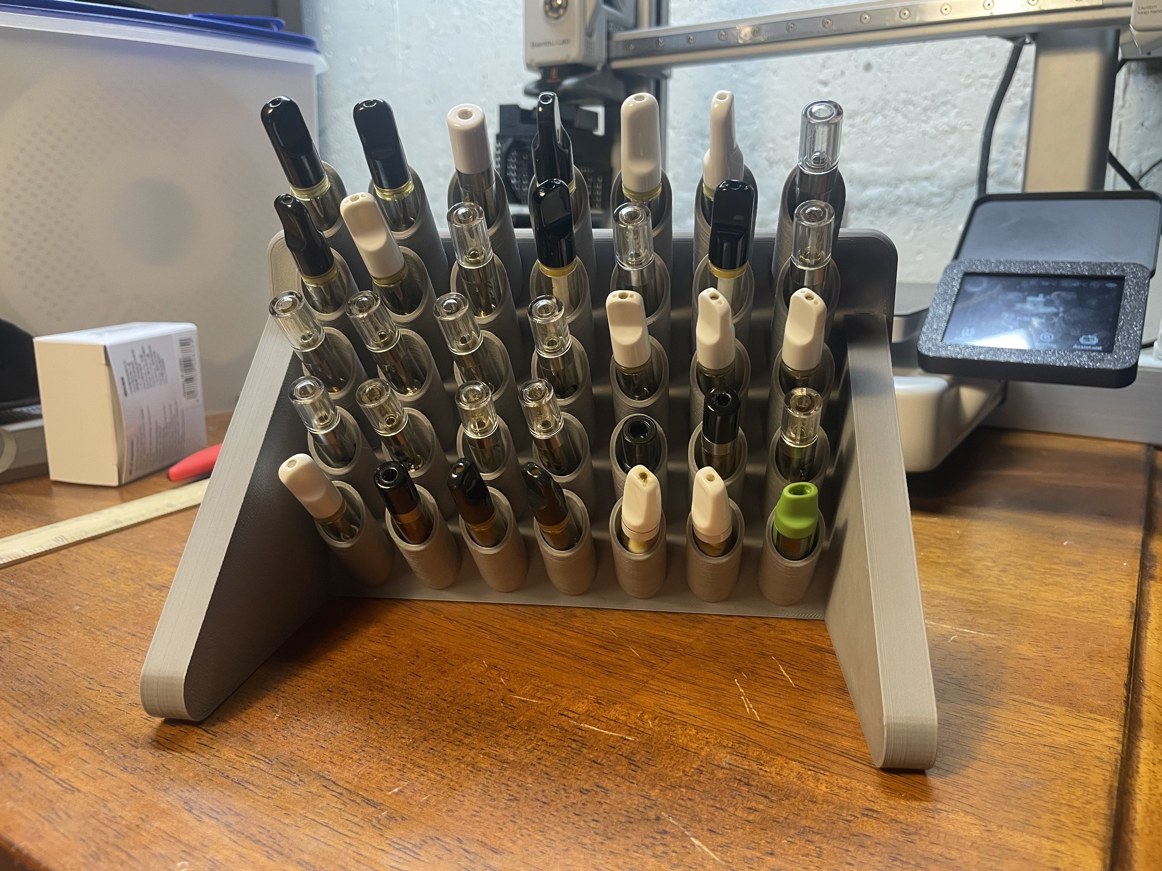 Vape Cart Display Stand Wall