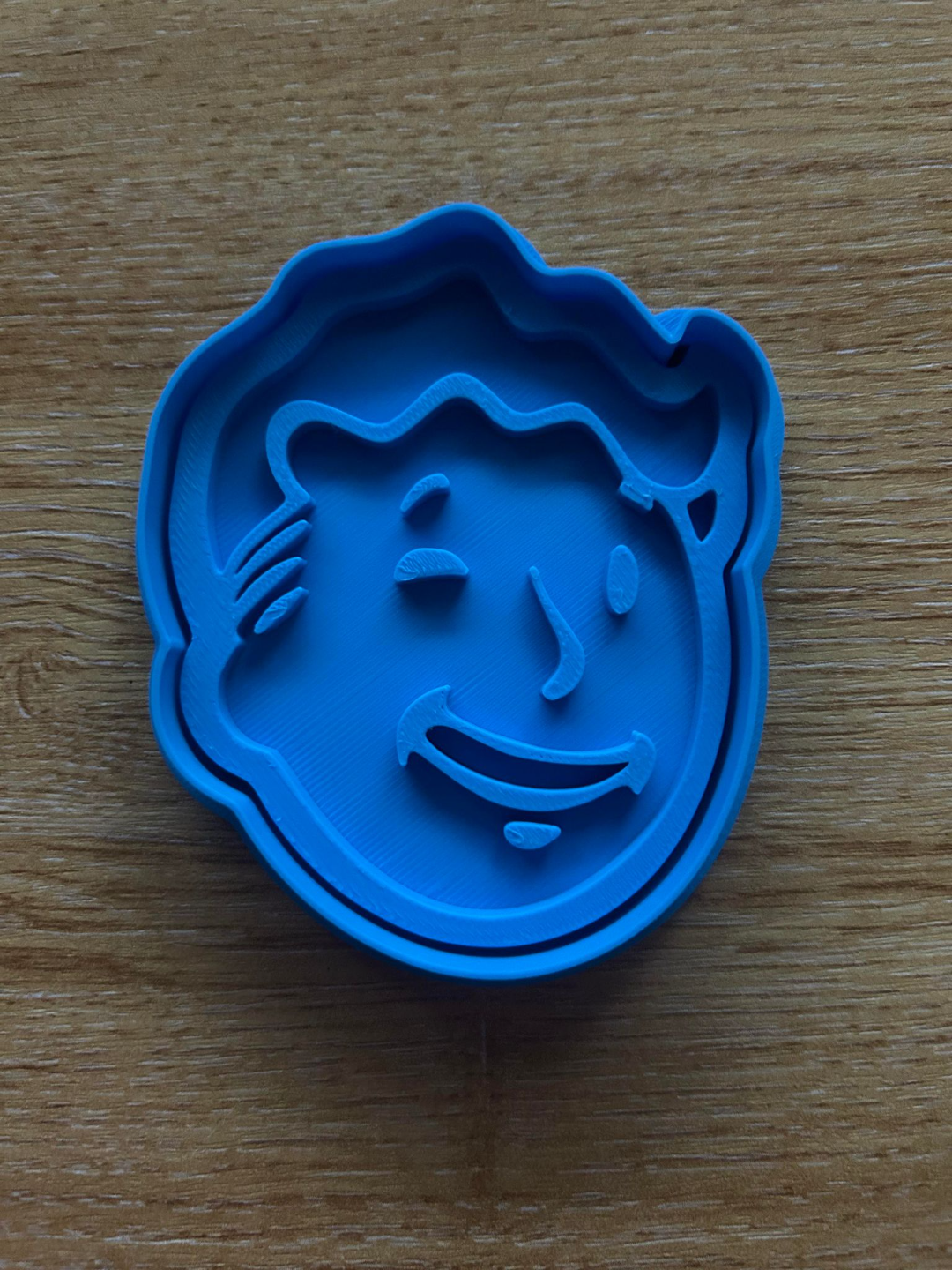 Fallout Vault Boy Head Cookie Cutter and Stamp