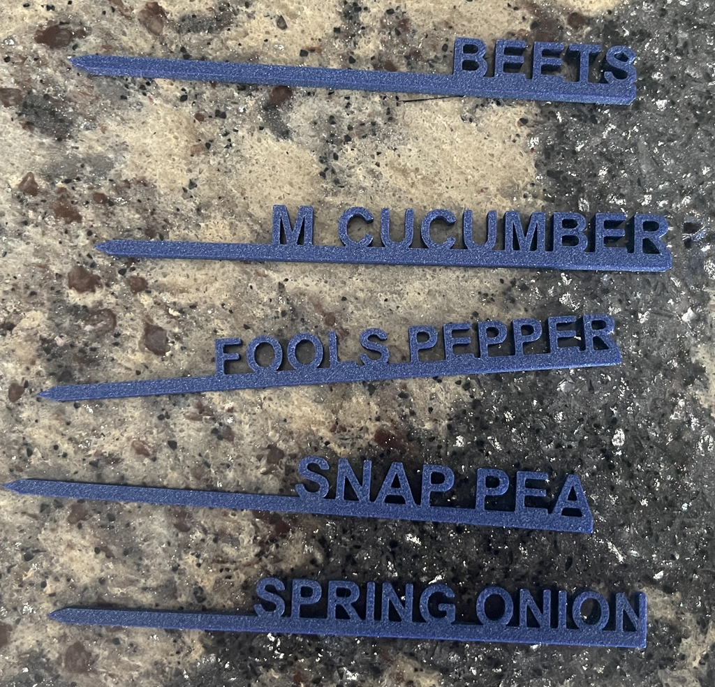 Garden Name Stakes