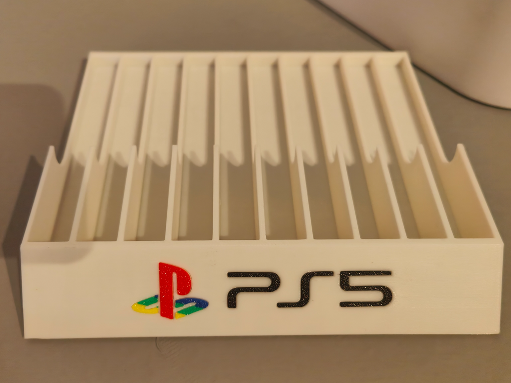 PS5 game stand - light weight - colored logo