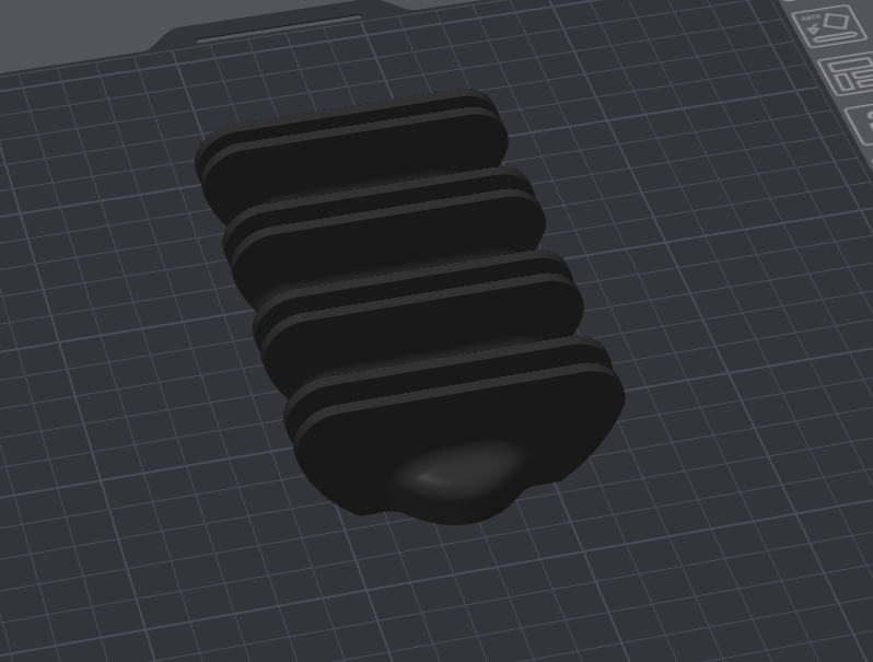 Attachment holder for a kitchen food processor
