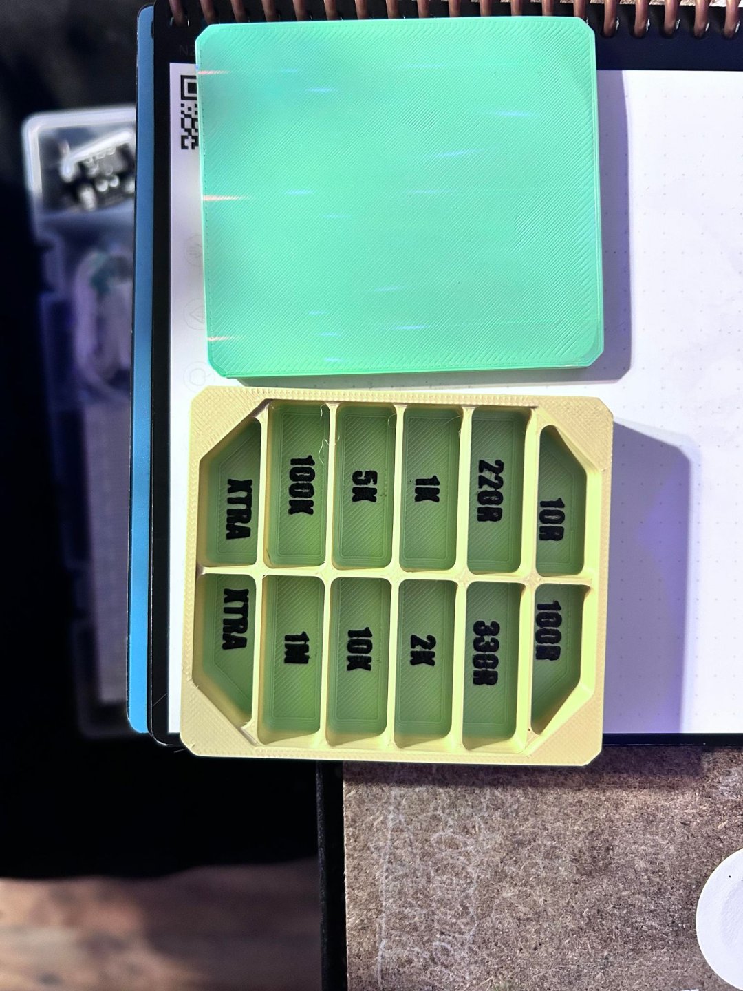 ARDUINO RESISTOR STORAGE WITH MAGNETS