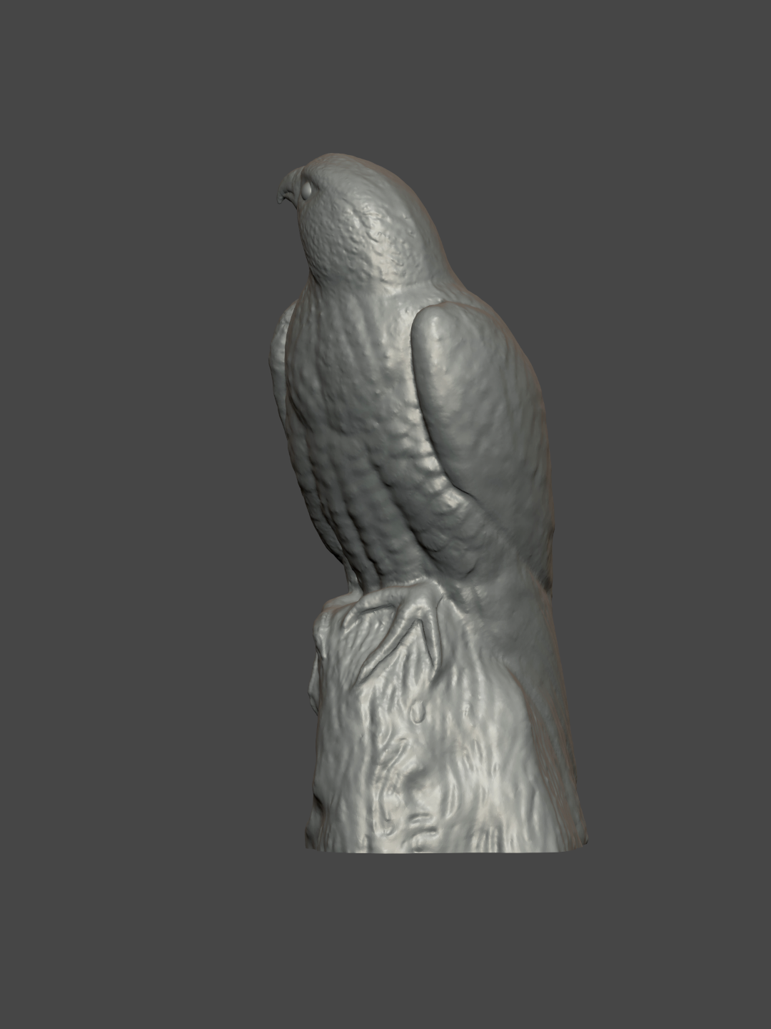 Falcon statue