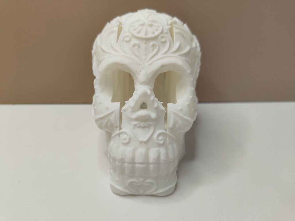 Halloween Skull Candle Lamp