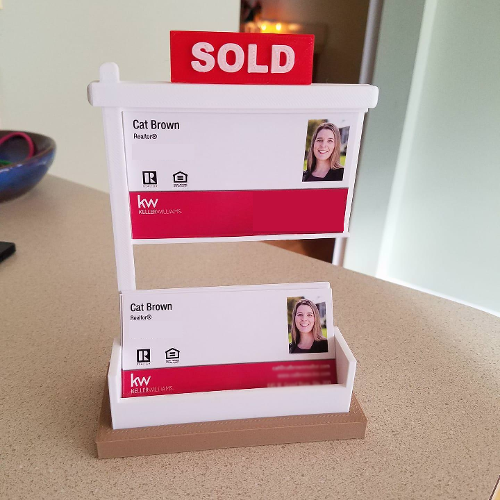 Real Estate Business Card Holder