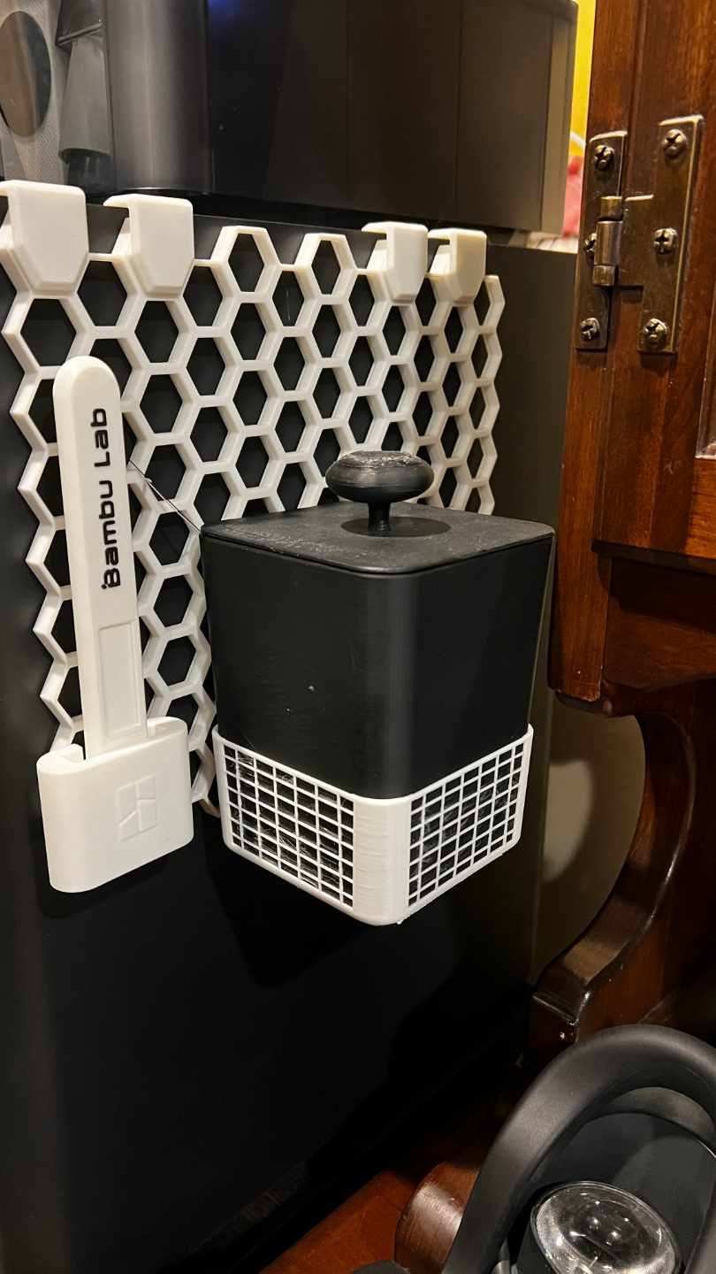 Honeycomb waste basket
