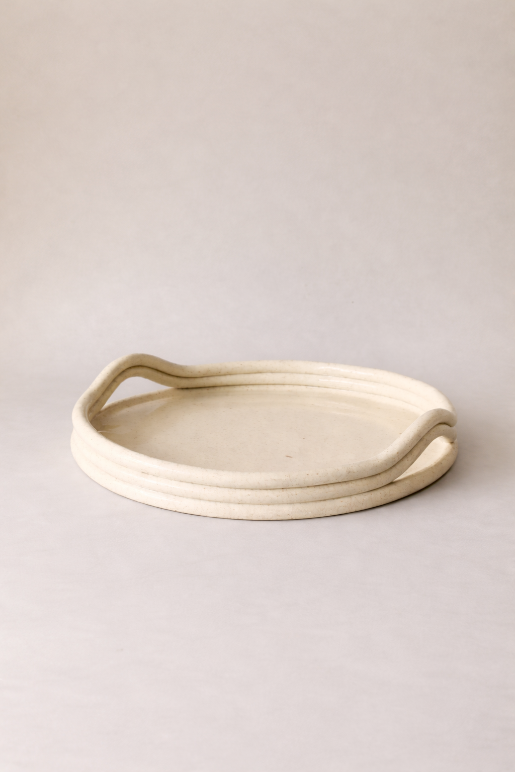 Minimal Wavy Tray | Modern Desk Organizer